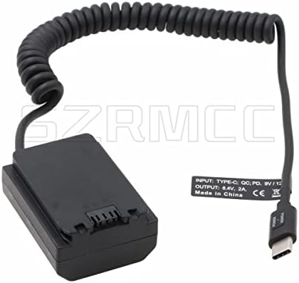 SZRMCC NP FZ100 DC Adaptador de bateria fictício para USB C Tipo-C PD TIGRO DE TRATE PAR