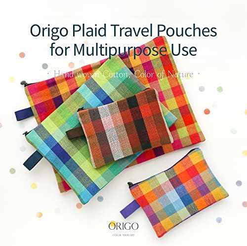 Bolsa de organizador de viagem ORIGO/Multi-Purpose algodão e sacos de armazenamento cosmético/bolsa de beleza