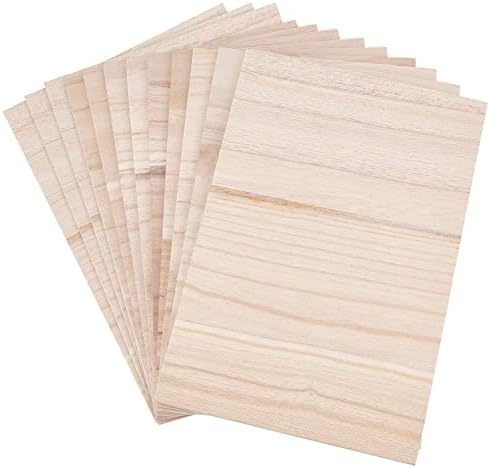 Olycraft 12Sheets Karate Wooden Breaking Boards Taekwondo Breaking Boards 3,5 mm Puncos de madeira Placas de madeira Acessório de