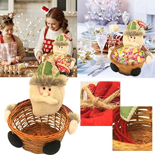 Próxima hora de Natal de Natal Cestas de Candides Decoração Decoração Infantil Chegada de Candy Decorativa Decorativa Criança