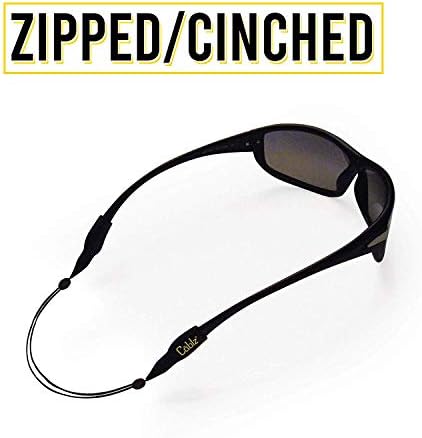 Retentor de óculos ajustáveis ​​do Cablz Monoz | Linha de monofilamento, tira de retenção de óculos ajustáveis, fora do pescoço, 14in,