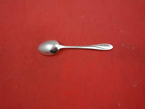 ROSE esculpida Rose by Towle Sterling Silver Demitasse Spoon 4 1/8