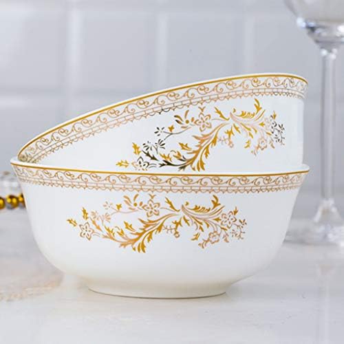 Conjunto de pratos de cerâmica TJLSS, utensílios domésticos de mesa de mesa europeias pratos de porcelana e pauzinhos