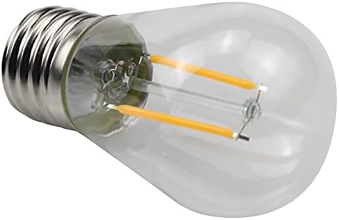 2W LED String Light E26 Branco quente 2700K S14 Lâmpada de vela de vela de lâmpada LED de lâmpada LED de lâmpada