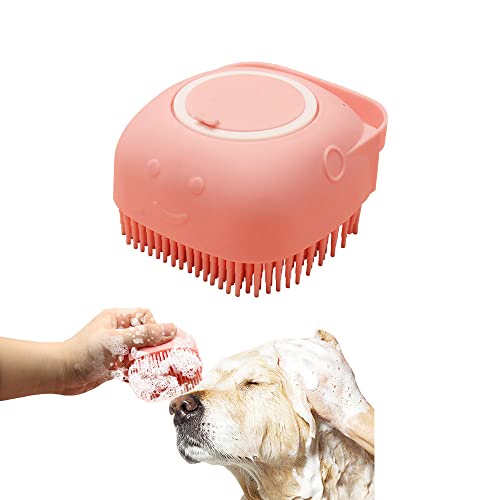 Yuantai Silicone Hair Bruck Bath Shampoo Brush, escova de limpeza de shampoo de silicone macio para cães e gatos de cabelos