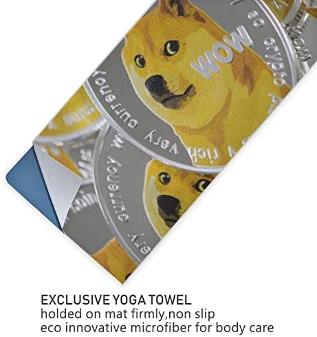 Aunhenstern Yoga Blanket Dog-Dogecoin-Shiba-Inu Yoga Towel Yoga Mat Toalha
