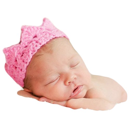 Baby Photography Props Boy Girl Photo Shootfits Recém -nascidos Traje de Crochê Crown de mata -macete infantil