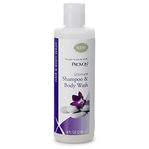 Gojo Proton Ultimate Shampoo e lavagem corporal, aroma de ervas, 8 fl oz 2 -in -1 Luxo de cabelos/lavagem de corpo -4227-48