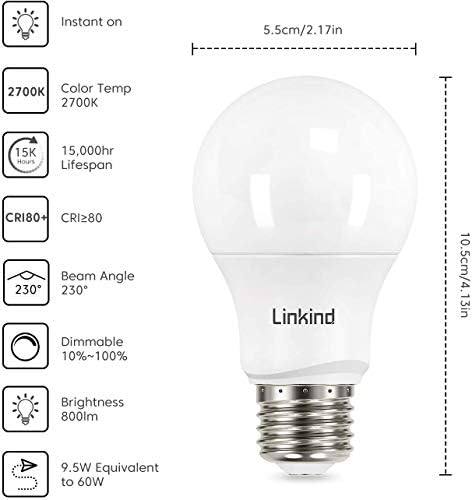 Lâmpadas LED equivalentes de 60w de 60w, lâmpadas lustres de LED E12, lâmpadas de candelabra de filamento B11, lâmpadas