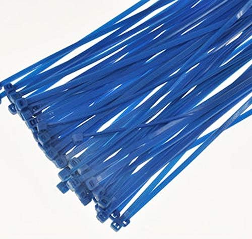 100-1000 peças Cabo profissional Tabias de cabos de cabo de 3,6x200 mm azul 100 peças
