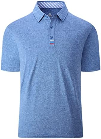 Camisas de golfe de iluminação geek para homens de manga curta camisas de umidade de mergulho de verão tops casuais