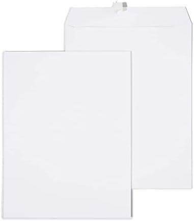 Staples 479886 Easyclose Catalog Envelopes de 10 polegadas L x 13 polegadas H branco 250/caixa