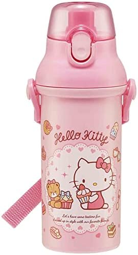 Hello Kitty Water Bottle with Strap 16.23oz -Weets