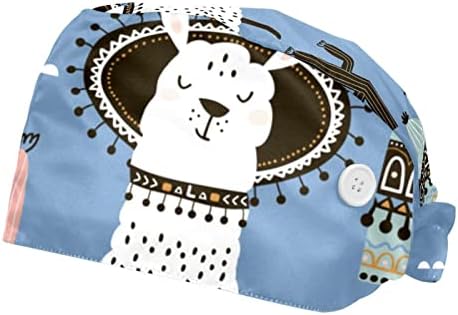 Eu amo o boné de funcionamento do padrão Panda com botões e banda de suor, gravata ajustável para trás, chapéus para