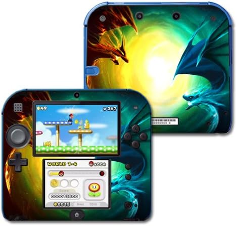 MightySkins Skin Compatível com Nintendo 2DS Wrap Skins Battle Dragon