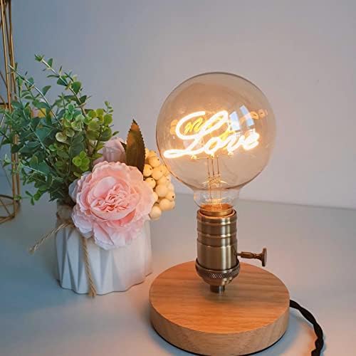 Tianfan Edison Bulbo LED Bulbo vintage 4W Dimmable 110-130V 2000kelvin Super amarelo lâmpada decorativa quente e quente
