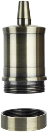 Bulbo de filamento de LED decorativo de Harwez, Amber Globe G125/G40, 4W 2200K Warm White Dimmable, 1 pacote e plugue de bronze