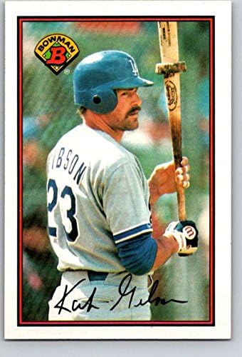 1989 Bowman 351 Kirk Gibson Los Angeles Dodgers Baseball NM-MT