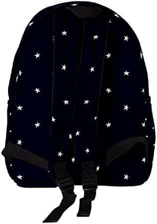 Mochila VBFOFBV para Women Daypack Laptop Backpack Bolsa casual de viagem, desenho animado de estrelas azuis da marinha