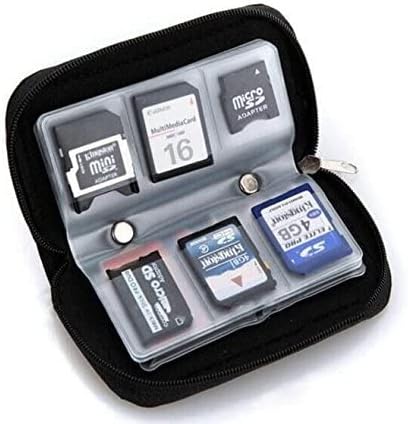 DRHOB 1PCS Cartão de memória de armazenamento de bolsa Carteira de estojo de bolsa para CF/SD/SDHC/MS/DS
