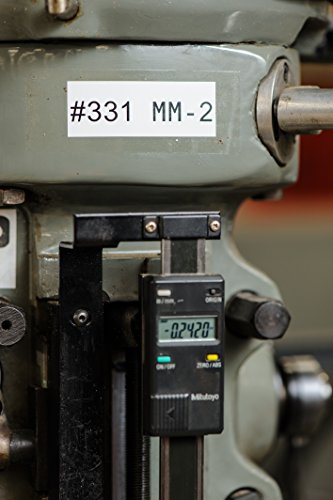Brady M71C-500-595-WT BMP71 Tape B-595 Tamanho do filme de vinil interno/externo: .5 x 50'wt 1/cada, branco