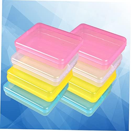 Caixa de 8pcs caixa de bolso de bolso de comprimidos de remédios Organizador Caixa de plástico para ir para contêineres mini -tampa