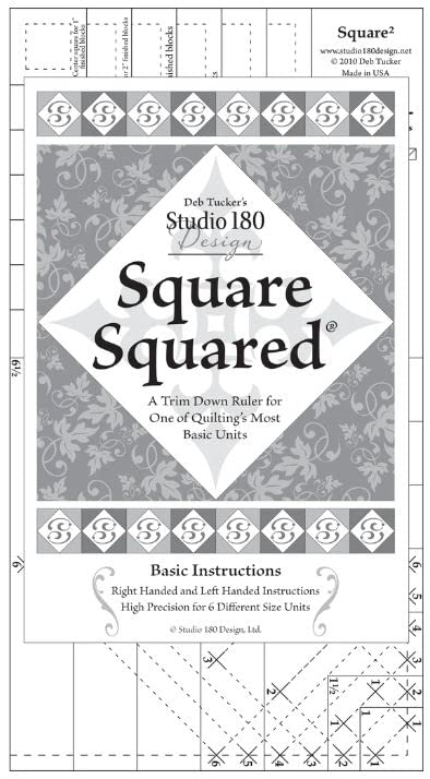 Ferramenta de Quilting Square Squared - Studio 180