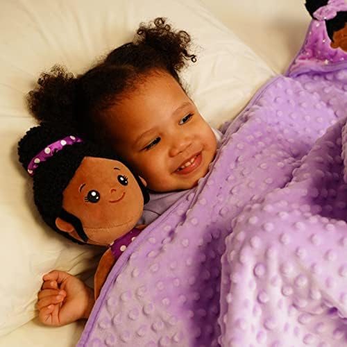 11 Mochila para crianças para meninas + 30 x30 cobertor de arremesso de bebê super macio