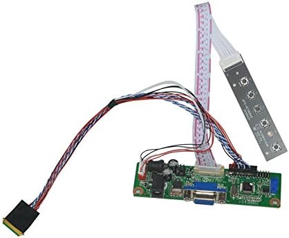 NJYTOUCH V.M70A VGA LCD LVDS Kit da placa controladora para 15.6inch B156XTT01.0 B156XTT01.3 1366x768 Tela do LED