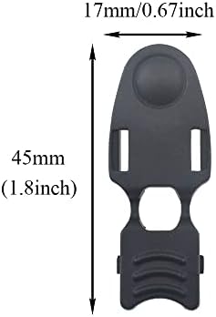 Hao Pro Hao Pro Plastic Zipper puxa Shoelace Cord Rode Locker Buckle Buckle Paracord Clipes Substituição de fixador Seguro SGH-ZipperPullCord-1