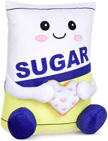 IsCream Bake Shop 8 x 6,5 Pillow de pelúcia de sotaque bordado - assado com açúcar