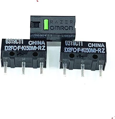 Micro -interrupções de cusho Micro -switches 1 peças Ponto verde mouse Micro Switch DIY Supplies DIY