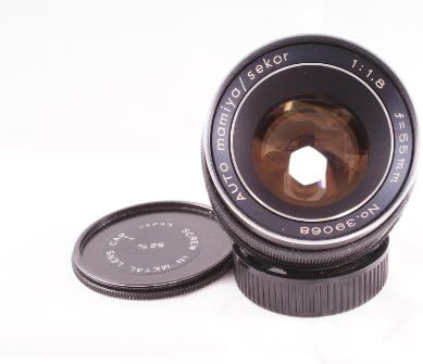 Auto Mamiya/Sekor 55mm 1: 1,8 f/1.8 lente para rosca de pentax/parafuso