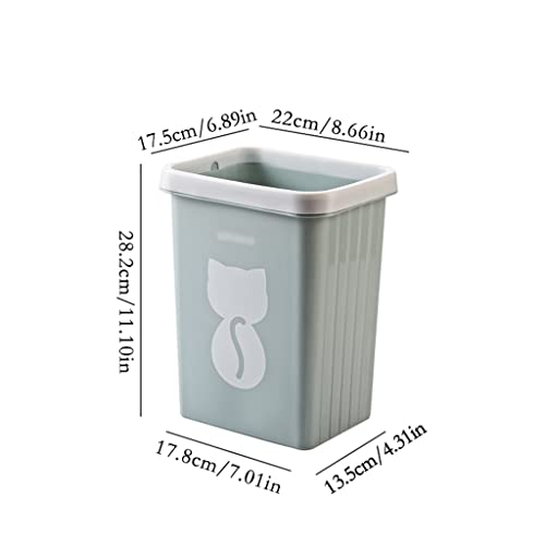 Ataay latas de lixo lixo lixo lixo lata quadrado latas de latas de cozinha o escritório de armazenamento de lixo de lixo de lixo