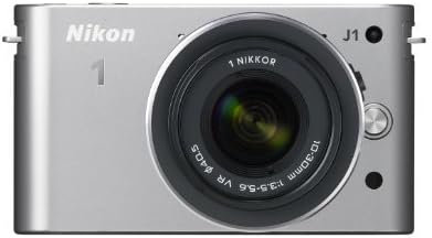 Nikon Digital SLR Câmera Nikon 1 J1 Kit de lente zoom padrão Silver N1 J1HLK SL: Cartão SDHS de 4 GB