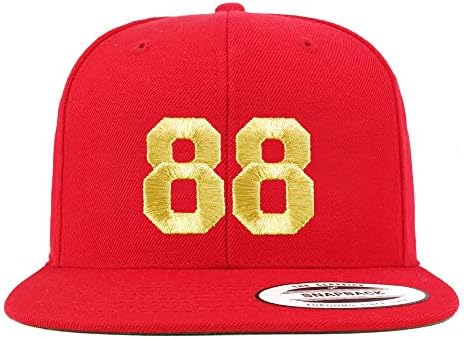 Trendy Apparel Shop número 88 Gold Thread Bill Snapback Baseball Cap