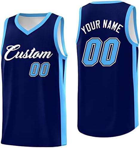 Personalizou sua própria camisa de camisa de camisa de basquete impressa o logotipo do nome da equipe personalizado para homens