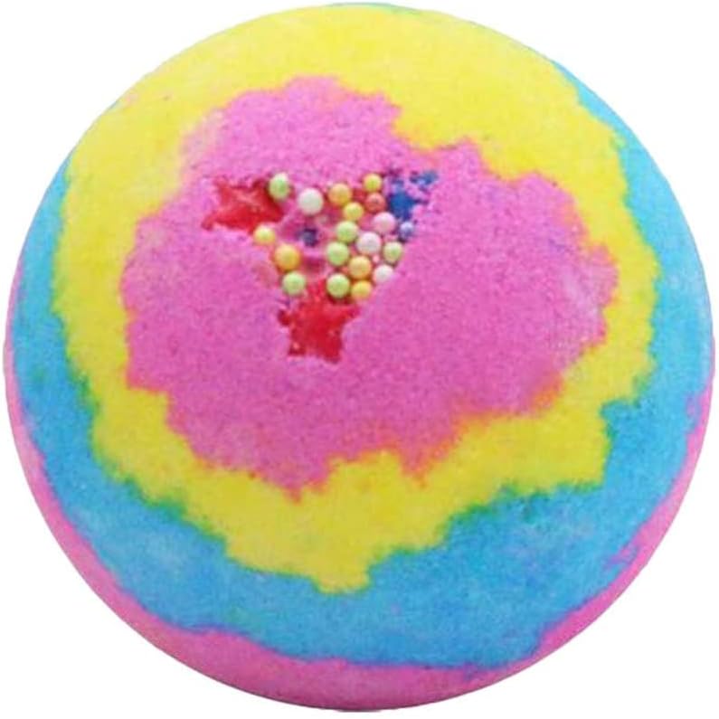 Rainbow Rose Bathing Bombs Ball, Fizzy Spa hidrata presentes de aniversário para mulheres, Bath Bomb Gifts for Heruseful