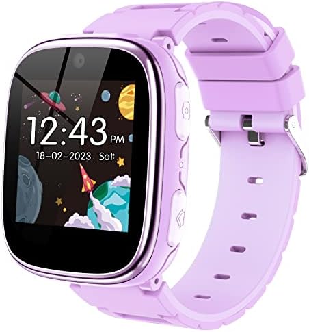 Crianças Smart Watch Girls Boys - Smart Watch for Kids Game Smart Watch Presentes para 4-12 anos com 26 jogos Câmera Alarme Video