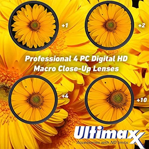 Ultimaxx 420-800mm f/8.3-16 Kit de lente de monte telefote manual T5, T5, T6, T7 T6i, T6S, T7i, SL1, SL2, EOS 60D, 70D, 77D,