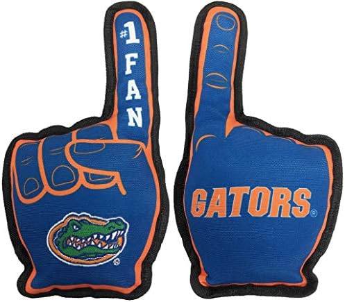 NCAA Florida Gators 1 Fan Toy for Dogs & Cats. Melhor brinquedo de estimação difícil com squeaker interno.