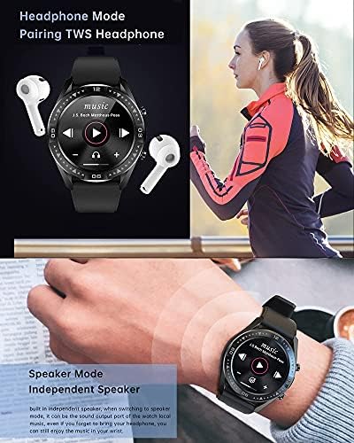 Droos Smart Watch for Men suporta gravação única e Bluetooth Chamada de 8 GB de Memória Local Music Smart Bracelet Rastreador
