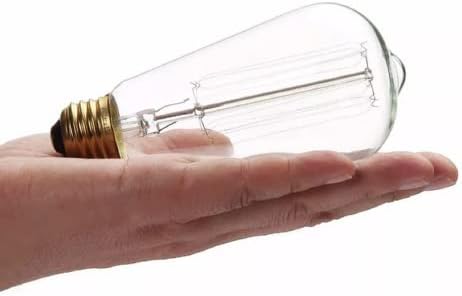 Lâmpadas de Edison 25W - THOMAS EDISON LUZ LUZ ESTILO - Bulbo antigo de vidro transparente incandescente para luminárias para
