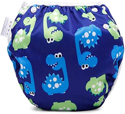 Storeofbaby fraldas de natação reutilizáveis ​​para meninas meninas Snaps ajustáveis ​​Swimpants laváveis ​​0-3 anos