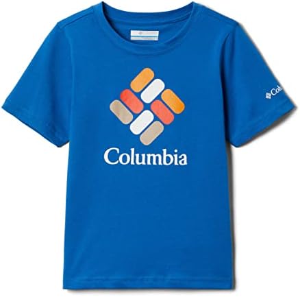 Camisa gráfica de manga curta de columbia garotos de meninos