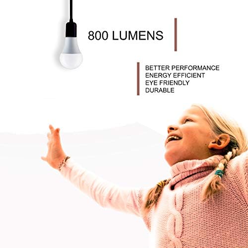 Lâmpadas LED de Iluminação Laborate - Base LED - Base E26, 60W, 800 lúmens, iluminação branca macia de 3000k - Dimmível, economia