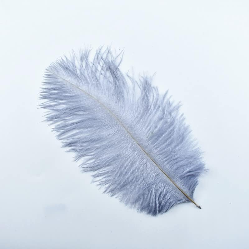 Zamihalaa - 50pcs Avestruz Feathers for Crafts White Feathers Avestrich Plumes