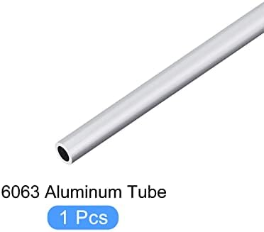 Metallixity 6063 Tubo de alumínio, tubulação redonda de alumínio - Para móveis para casa, máquinas, artesanato de bricolage