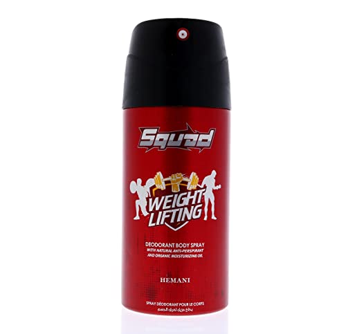 Hemani Esquadrão Desodorante Levantamento de Peso Spray - Fique fresco e confiante com fragrância unissex