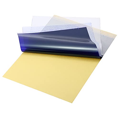 Papel de transferência de Calicon 20 folhas de papel estêncil Foring para a pele 4 PAPEL térmico de estêncil térmico TATTTO DIY